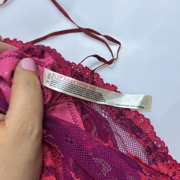 Free People Cocktail Hour Bodysuit / Velvet Rose N279-37 - Picture 3 of 5